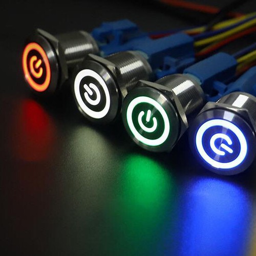 16mm 12v led - 16mm, off