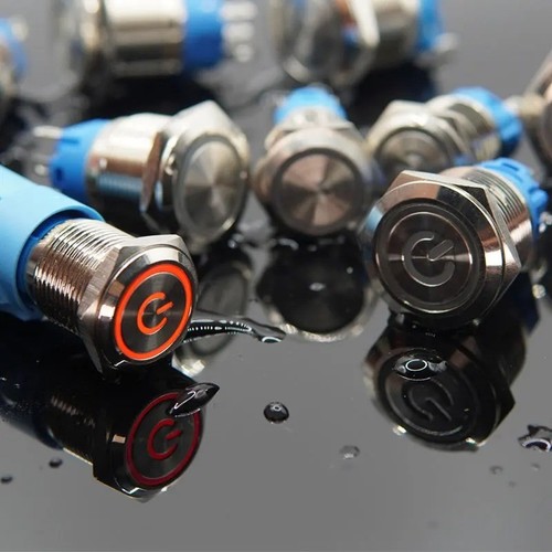 16mm 12v led off - 16mm,