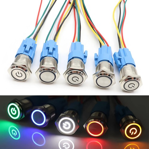 22mm led push button - push,
