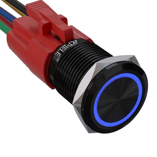 16mm latching push button - latching,