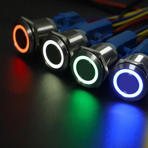 19mm 12v led - 12v, latching