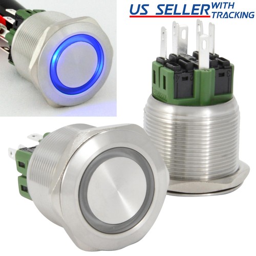 25mm latching push button - 25mm,
