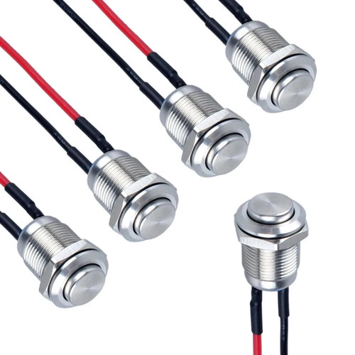 Pcs momentary push - 12, mm