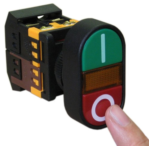Off start stop - on/off, button
