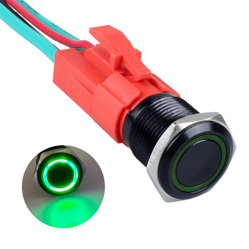 16mm 20amp latching push - 16mm,